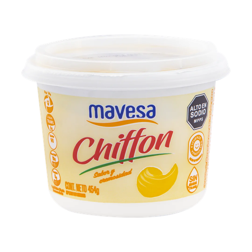 [T525] MAVESA CHIFFON MARGARINA PREM 454 G x 12 Uds.