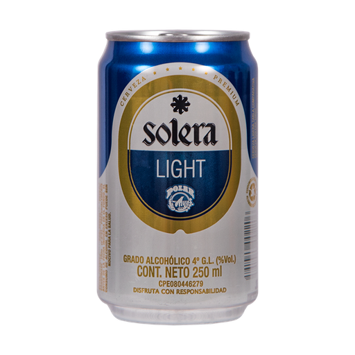 [F03064] SOLERA LIGHT LATA 250 ml x 12 Uds.