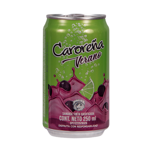 [FR0155] CAROREÑA VERANO TINTA 250 ml x 24 Uds.
