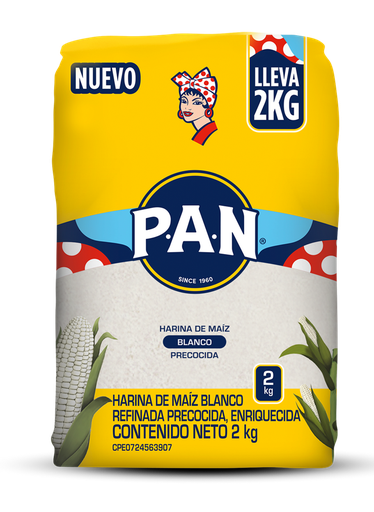 [H439] HARINA DE MAIZ 2KG (JUMBO PAN) x 9 Uds.