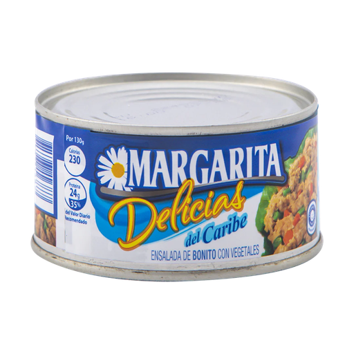 [D389] MARGARITA BONITO CON VEGETALES 165 G x 24 Uds.