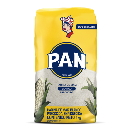 [H187] HARINA MAIZ LIBRE DE GLUTEN 1 KG x 20 Uds BOPP 20 (E)