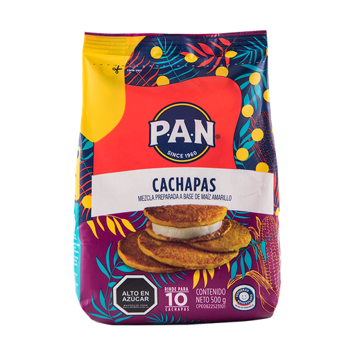 [H172] PAN MEZCLA PARA CACHAPAS 500 G x 12 Uds.